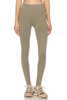 NEW P.E. NATION women's restore seamless legging in khaki
